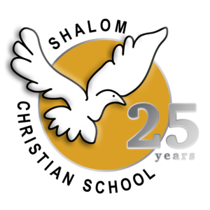 Shalom Christian School Logo 25 years